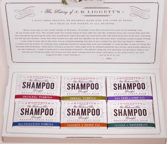 JRL shampoo bars from jrliggett.com